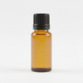 10ml Amber Glass Essential Oil Bottle with Black Screw Cap